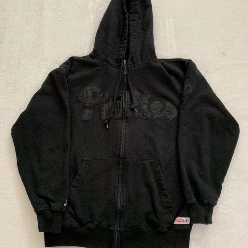 Stitches Philadelphia Phillies Black Medium Hoodie